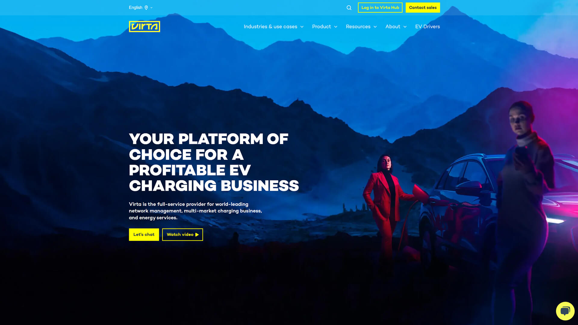 The beautiful virta.global website created with Act3 on the HubSpot CMS